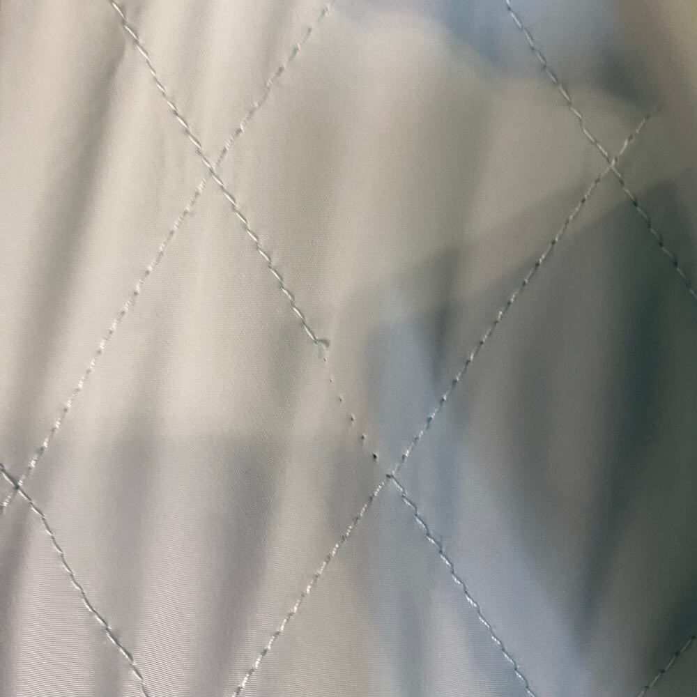 Talbots Quilted Teal Button Down Minimalistic Spr… - image 7